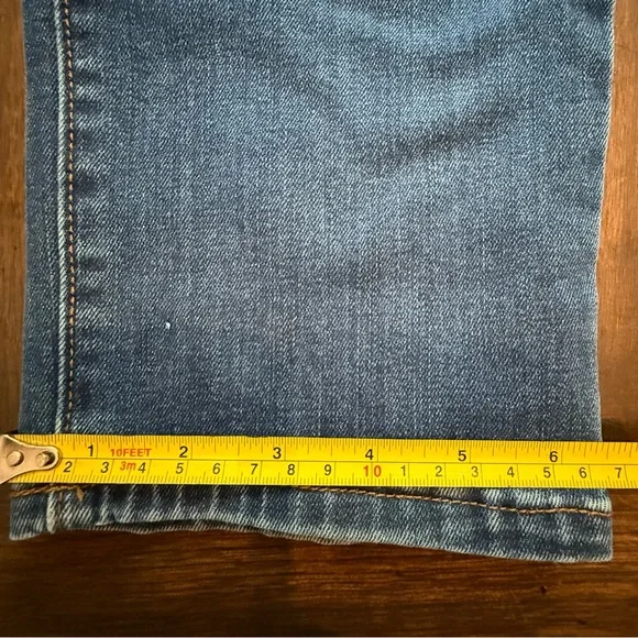 Old Navy Women's Power Straight Leg Blue Jeans 12 long - Picture 7 of 7